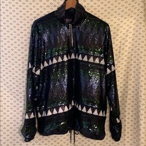ASOS sequin windbreaker